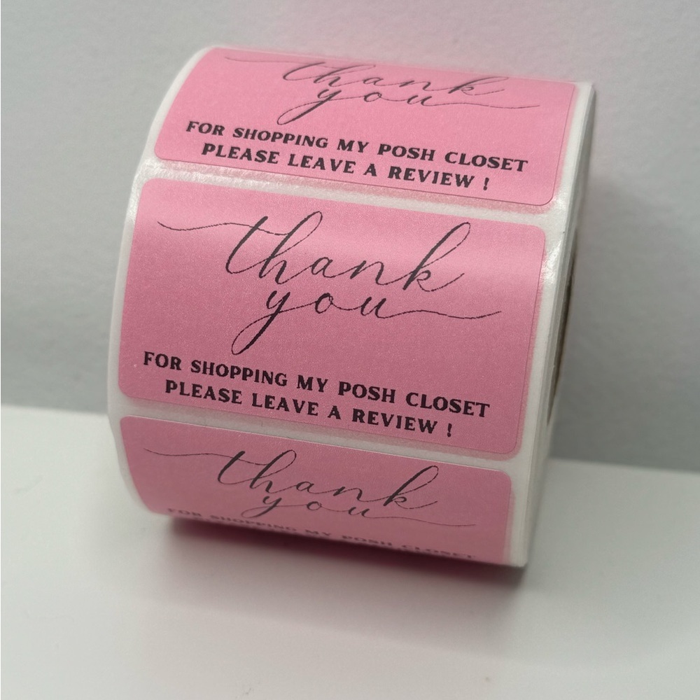 Thank You for Shopping My Posh Closet Sticker Labels – 100 pcs 2in - Picture 8 of 12
